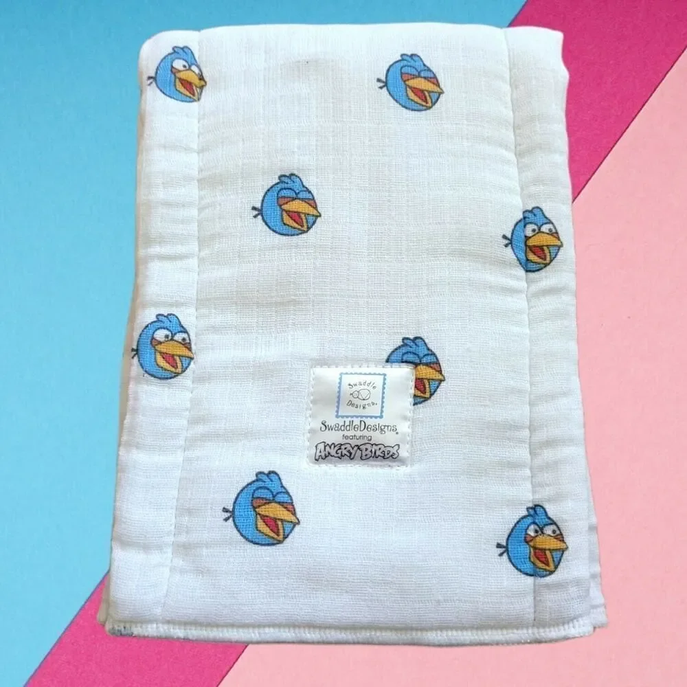 Angry Birds Swaddle Designs Baby Burpies Burp Cloths